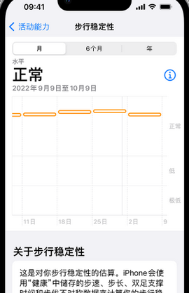 绵竹iPhone手机维修如何在iPhone开启'步行稳定性通知'